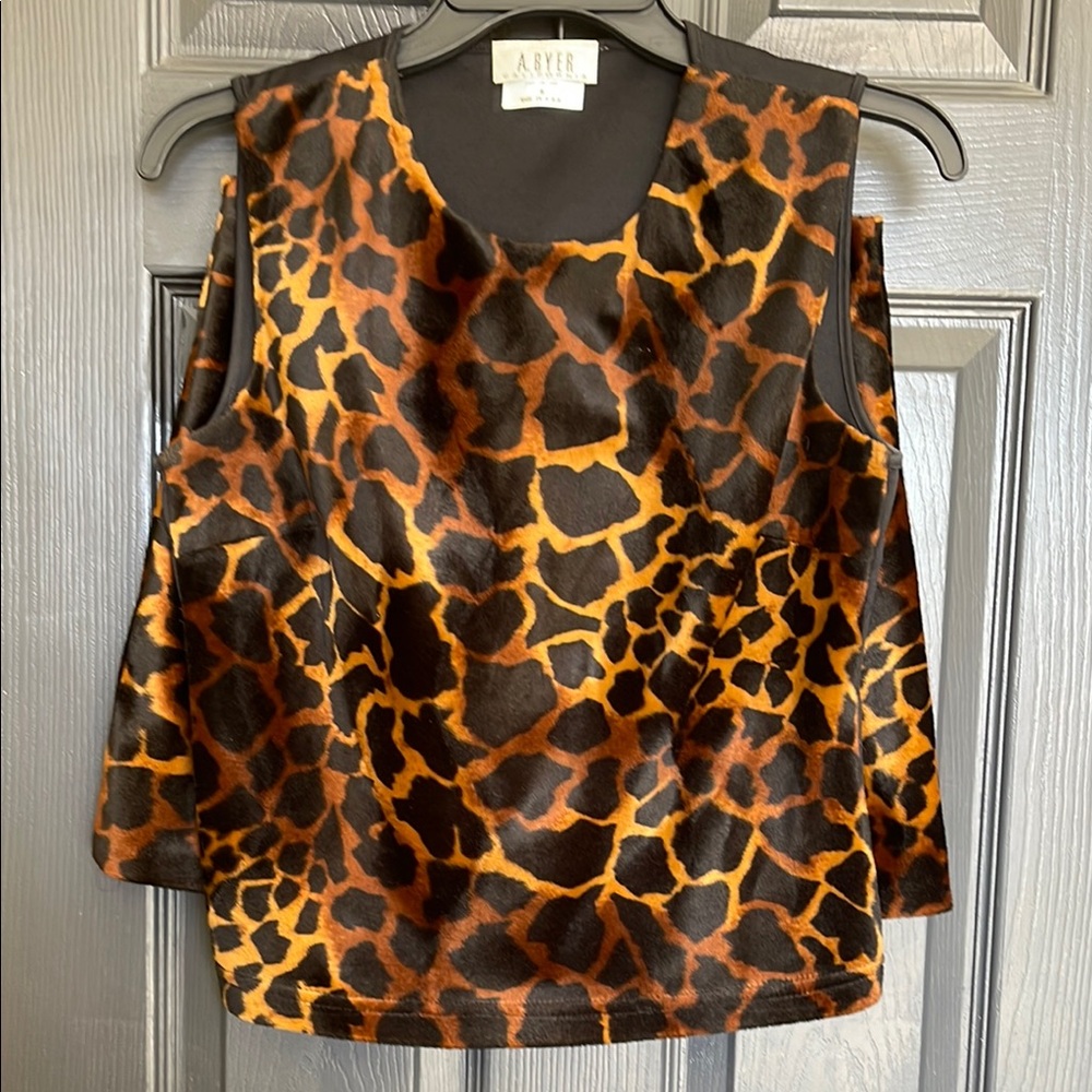 Y2K A.Byer  🦒 Animal Print Skirt & Top Set - Picture 3 of 9